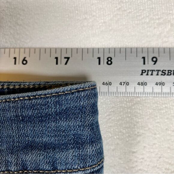 White House Black Market The Slim Ankle Denim Jeans Size 14 S - Picture 12 of 13